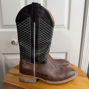 Anderson Bean Horsepower HP8009 Kango Tobac Smooth Ostrich Soft Square Size 9.5D